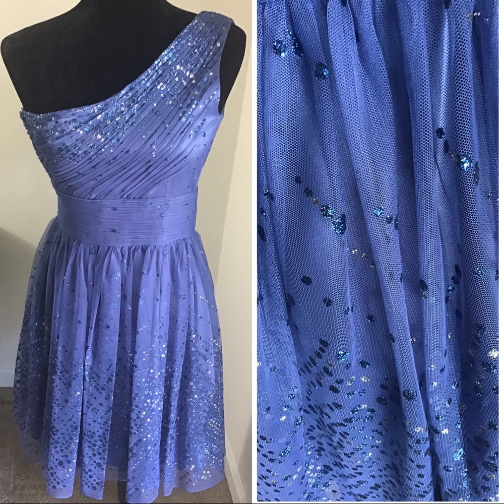 NV Couture Formal Blue Sparkle Formal Dress Sz 4